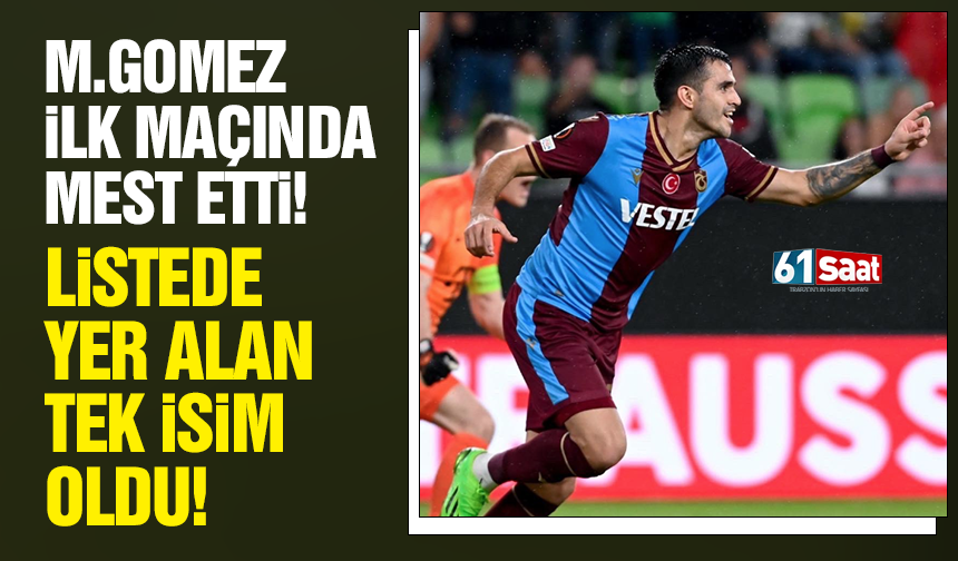 Trabzonspor Da Maxi Gomez Ilk Ma Nda Mest Etti Trabzon Haber Sayfasi