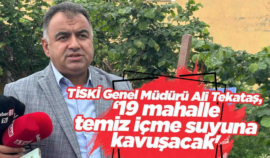 T Sk Genel M D R Ali Tekata Mahalle Temiz I Me Suyuna Kavu Acak