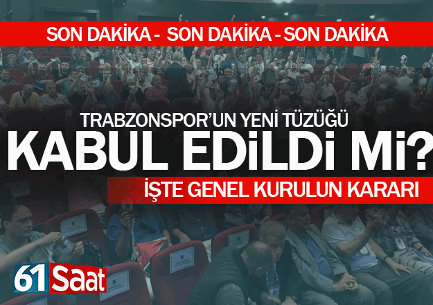 Trabzonspor tüzük kongresi - TEKRAR