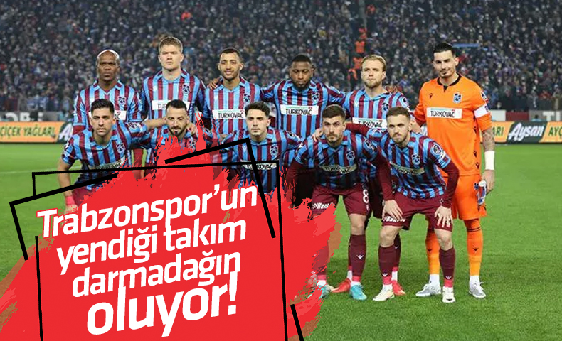 trabzonspor a yenilen darmadağın oluyor trabzon haber sayfasi