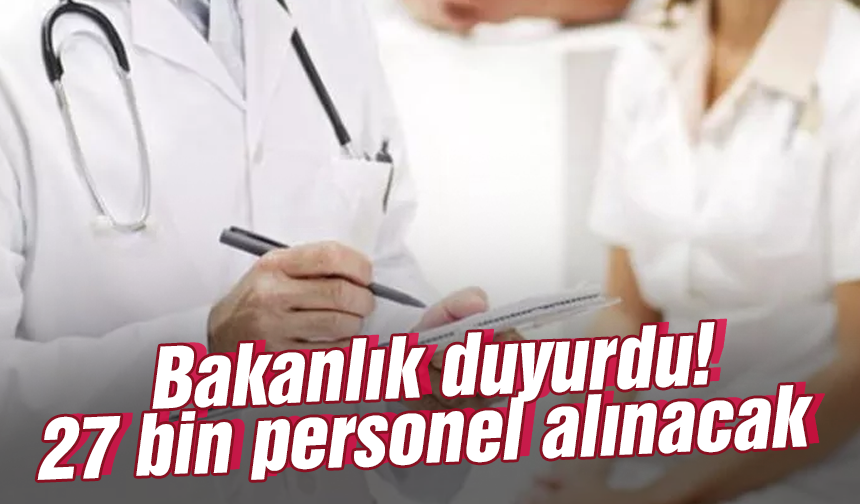 Saglik Bakanligi 27 Bin Sozlesmeli Personel Alimi Yapacak 61saat Trabzon Haber Sayfasi