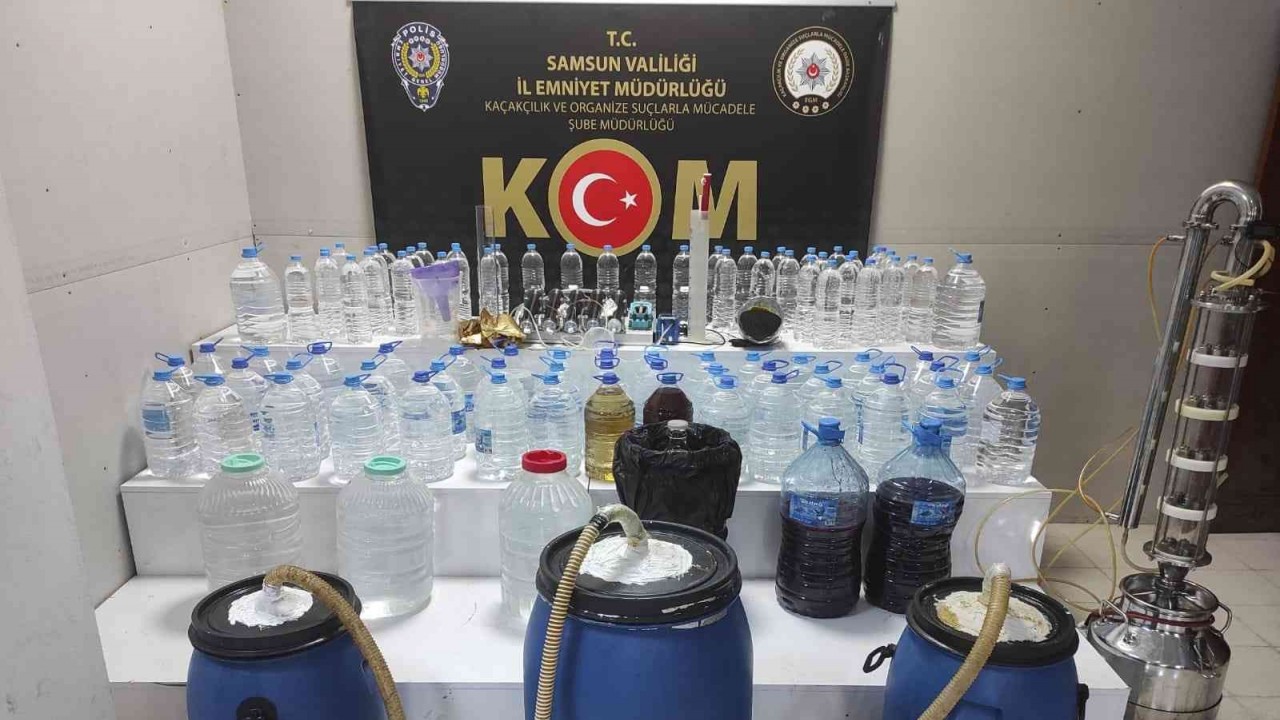 Malatya editör / malatya haberleri Yılbaşı için sahte içki üreten iş yerine polis baskını - TRABZON HABER