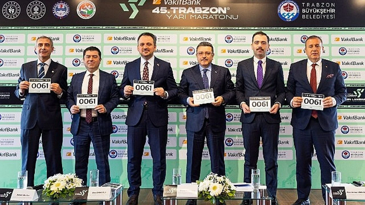 Vakifbank Uluslararasi Trabzon Yari Maratonunun 45Yilinda Isim Sponsoru Oldu