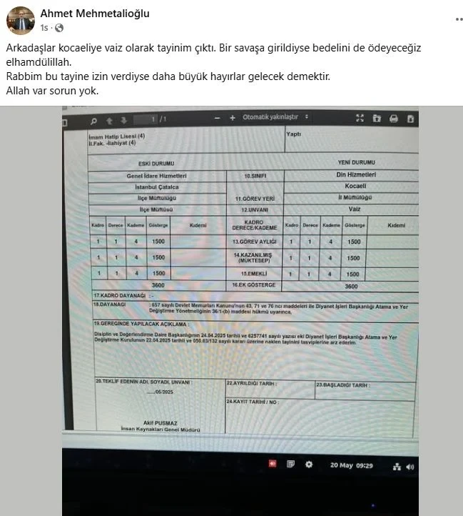 Çatalca Müftüsü