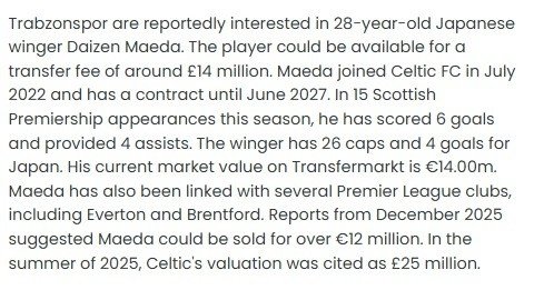 0X0 Trabzonspora Japon Sol Kanat Bonservis Bedeli Ortaya Cikti 1767342763272