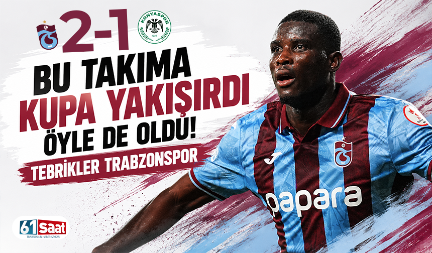 Ziraat Türkiye Kupası Trabzonspor'un