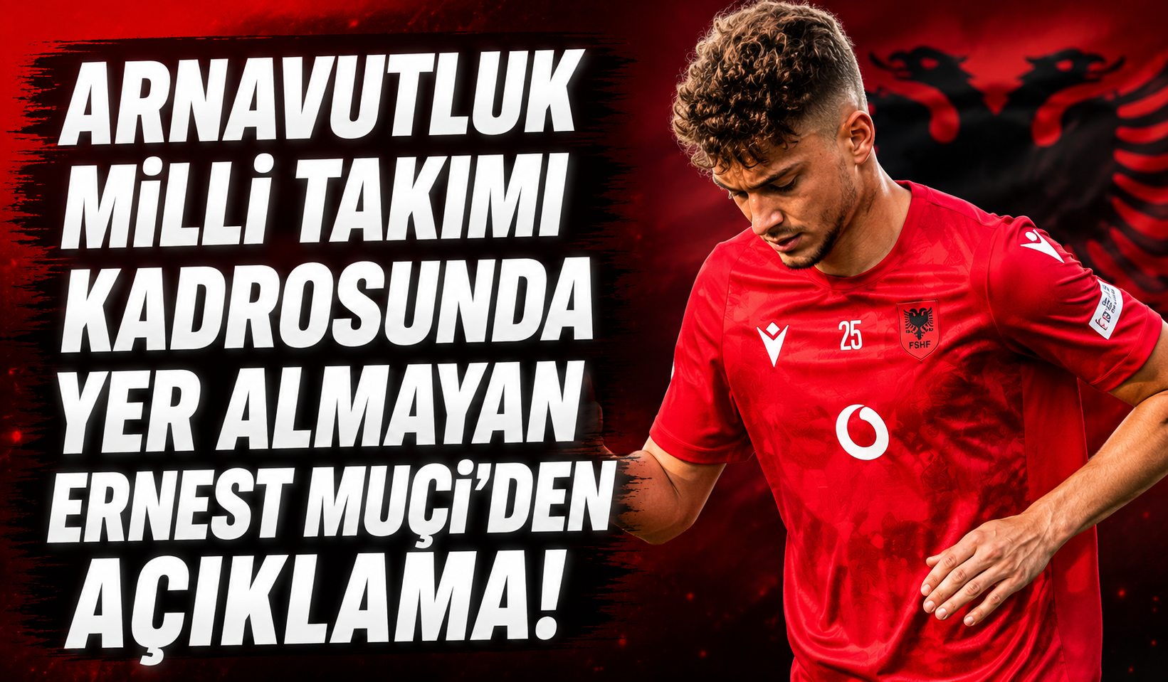 Arnavutluk Milli Takımı kadrosunda yer almayan Ernest Muçi’den açıklama!