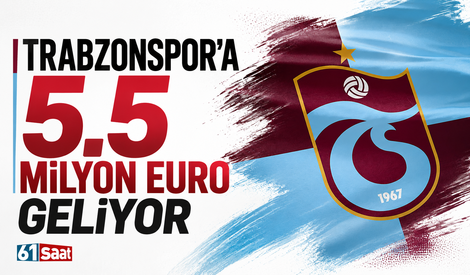Trabzonspor'a 5.5 milyon Euro geliyor