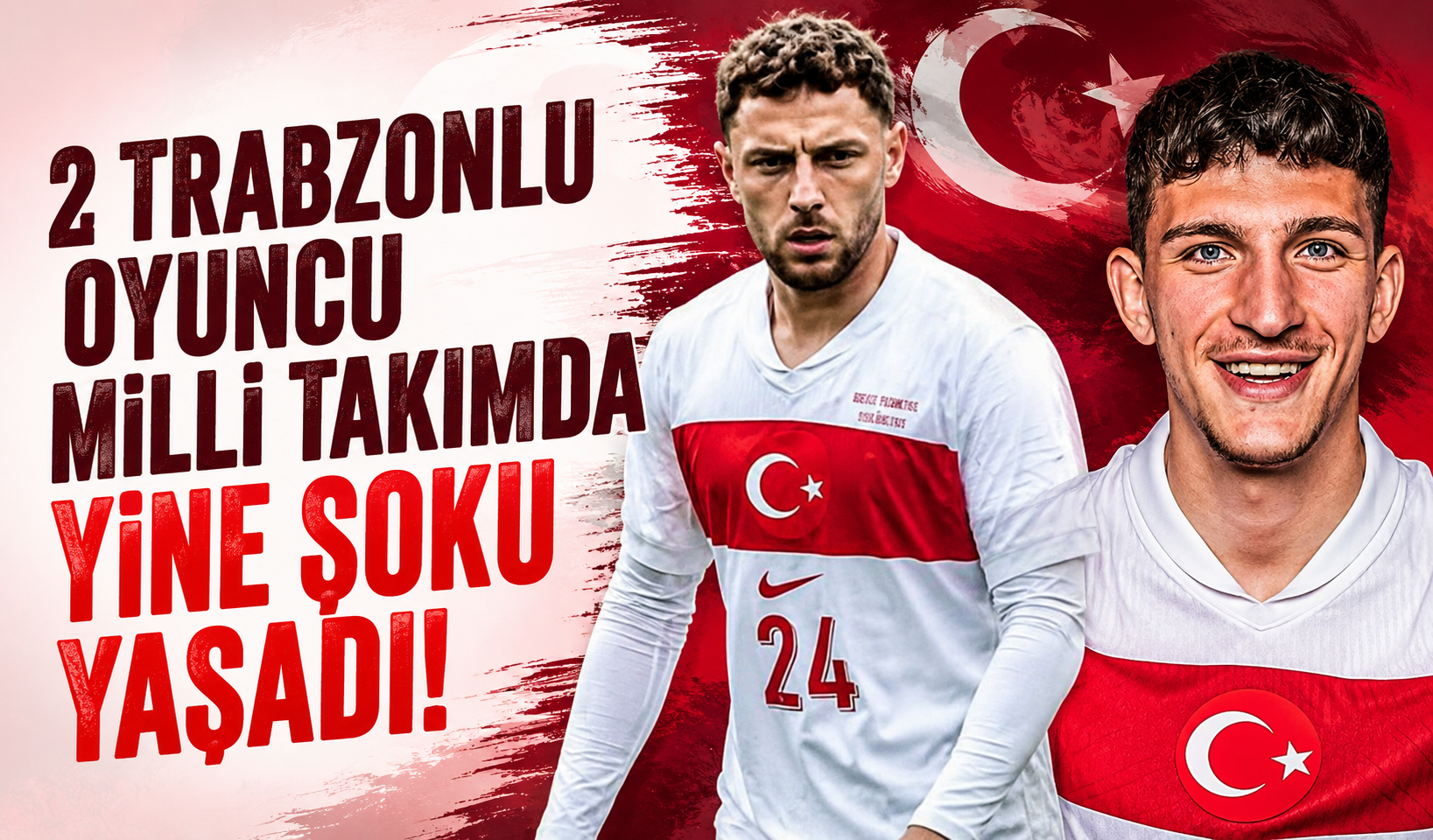 2 Trabzonlu oyuncu milli takımda yine şoku yaşadı!