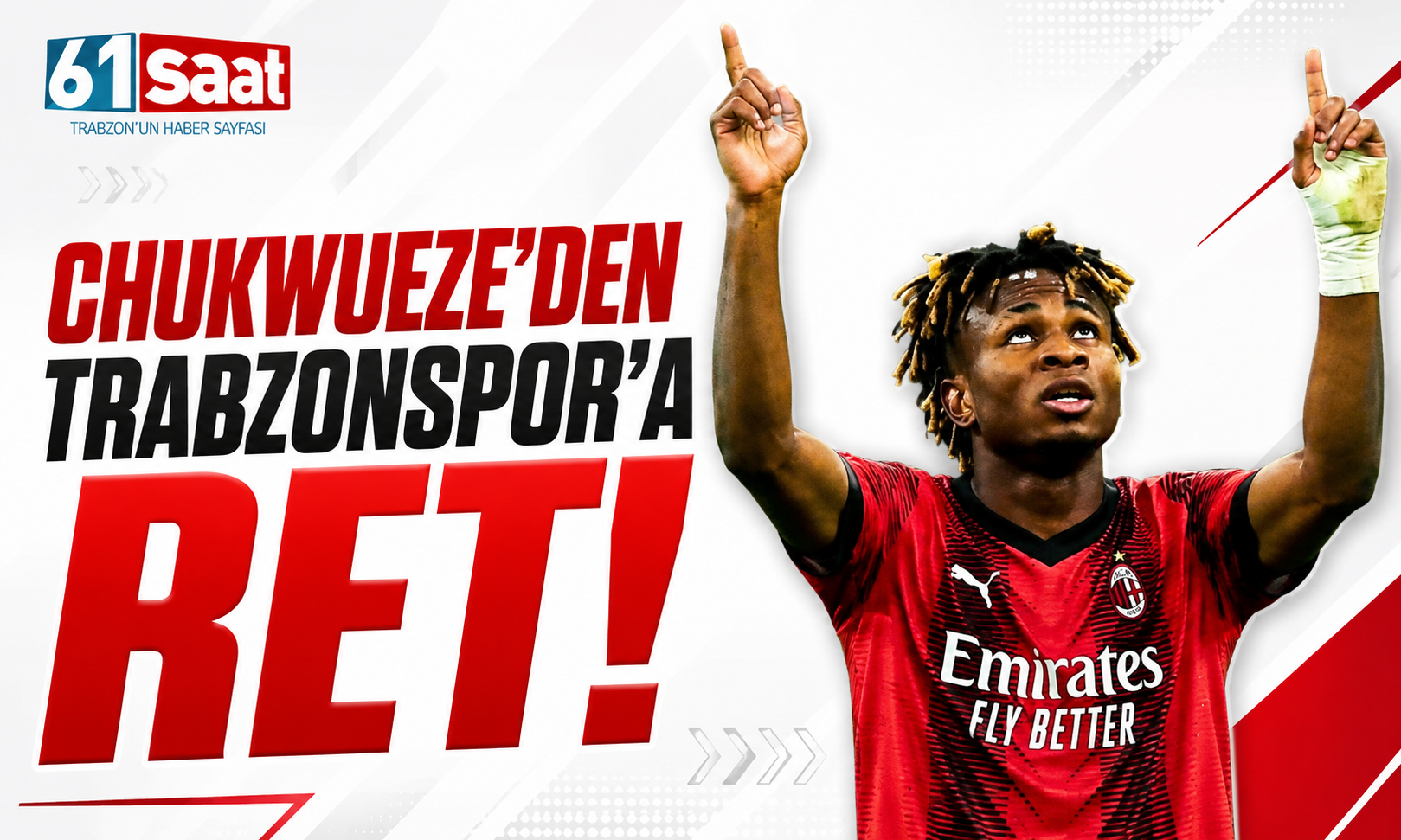 Chukwueze’den Trabzonspor’a ret!