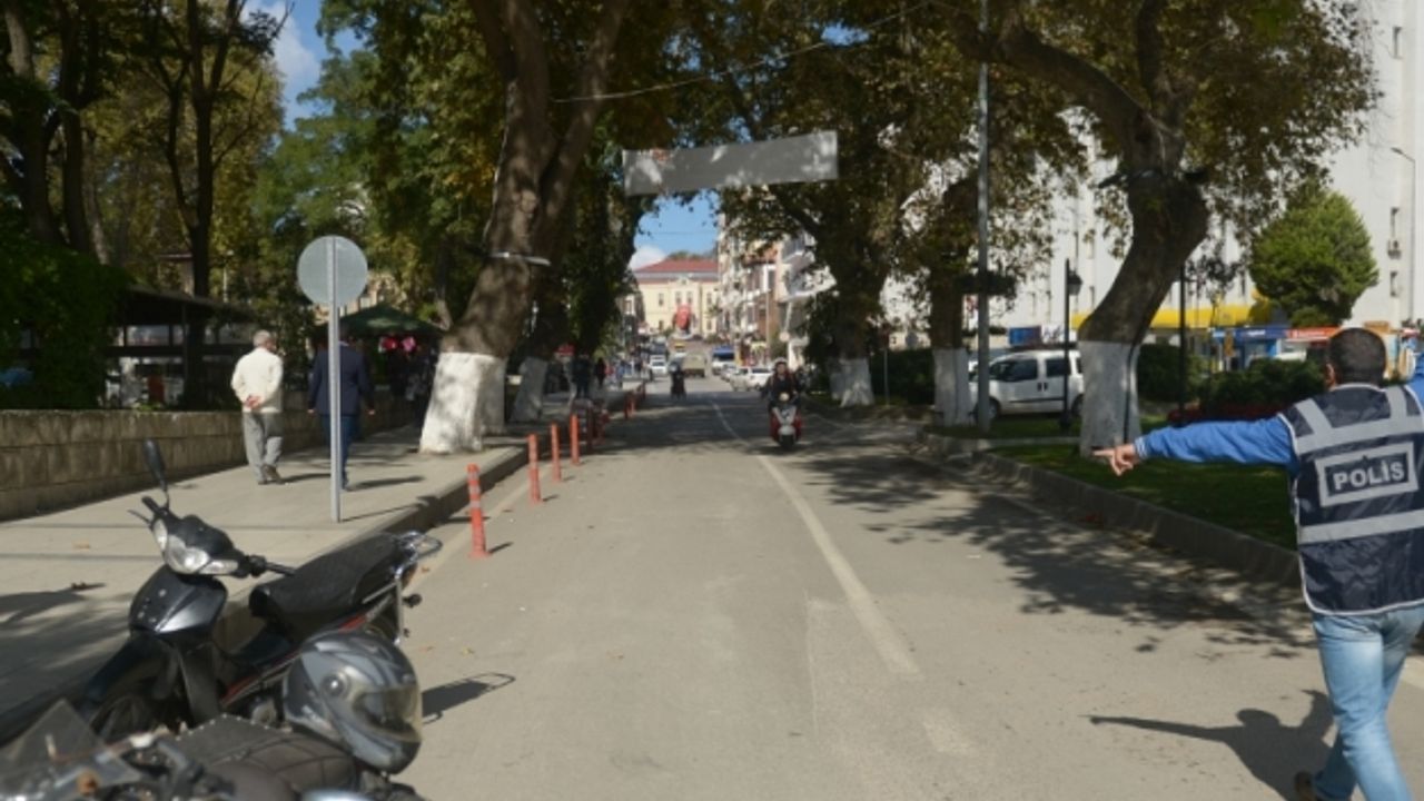 Sinop'ta motosiklet sürücülerine yönelik denetim