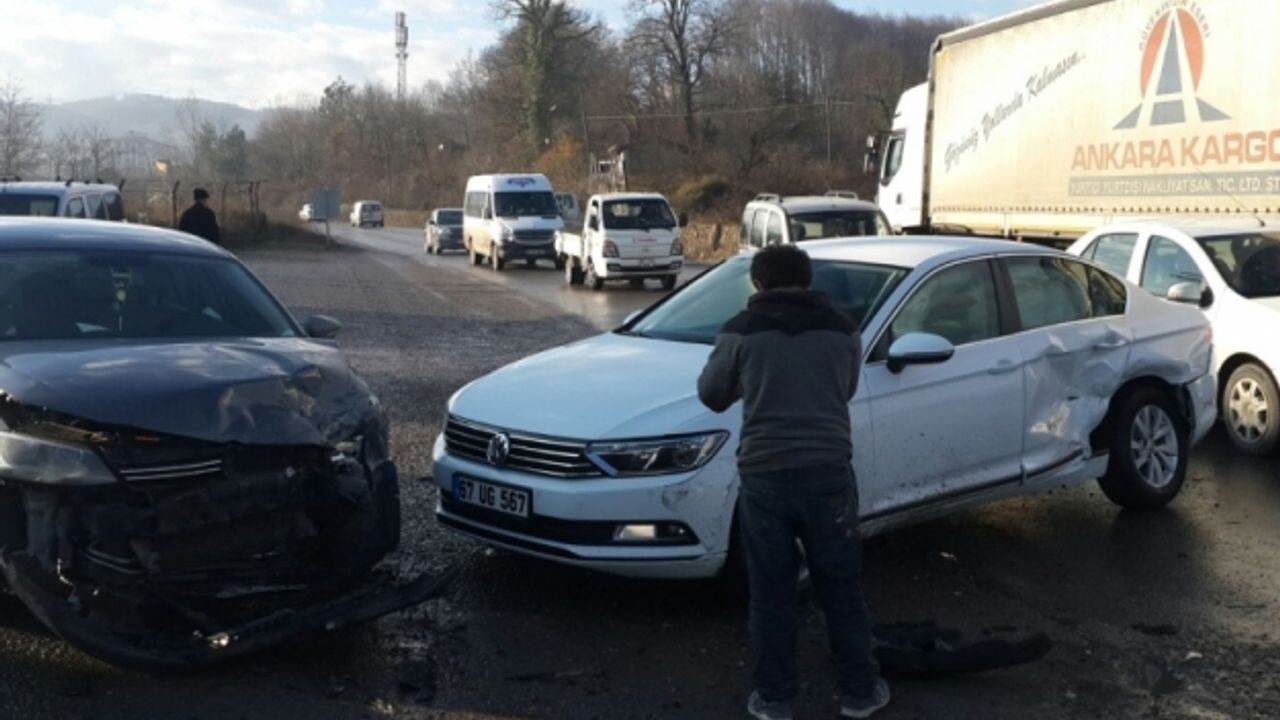 Zonguldak'taki trafik kazası: 3 yaralı