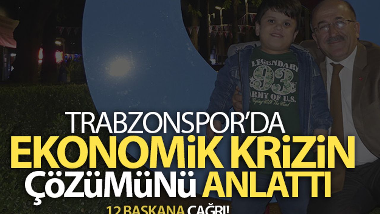 Başkan Gümrükçüoğlu Trabzonspor'da ekonomik krizin çözümünü anlattı!