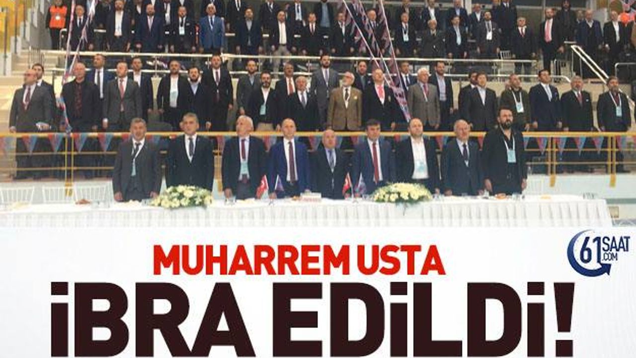 Trabzonspor’da Muharrem Usta ve yönetimi Ibra edildi