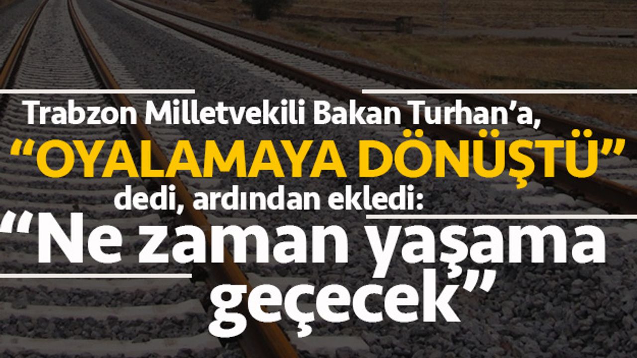 Trabzon Milletvekili Kaya, Trabzon'un projelerini sordu!