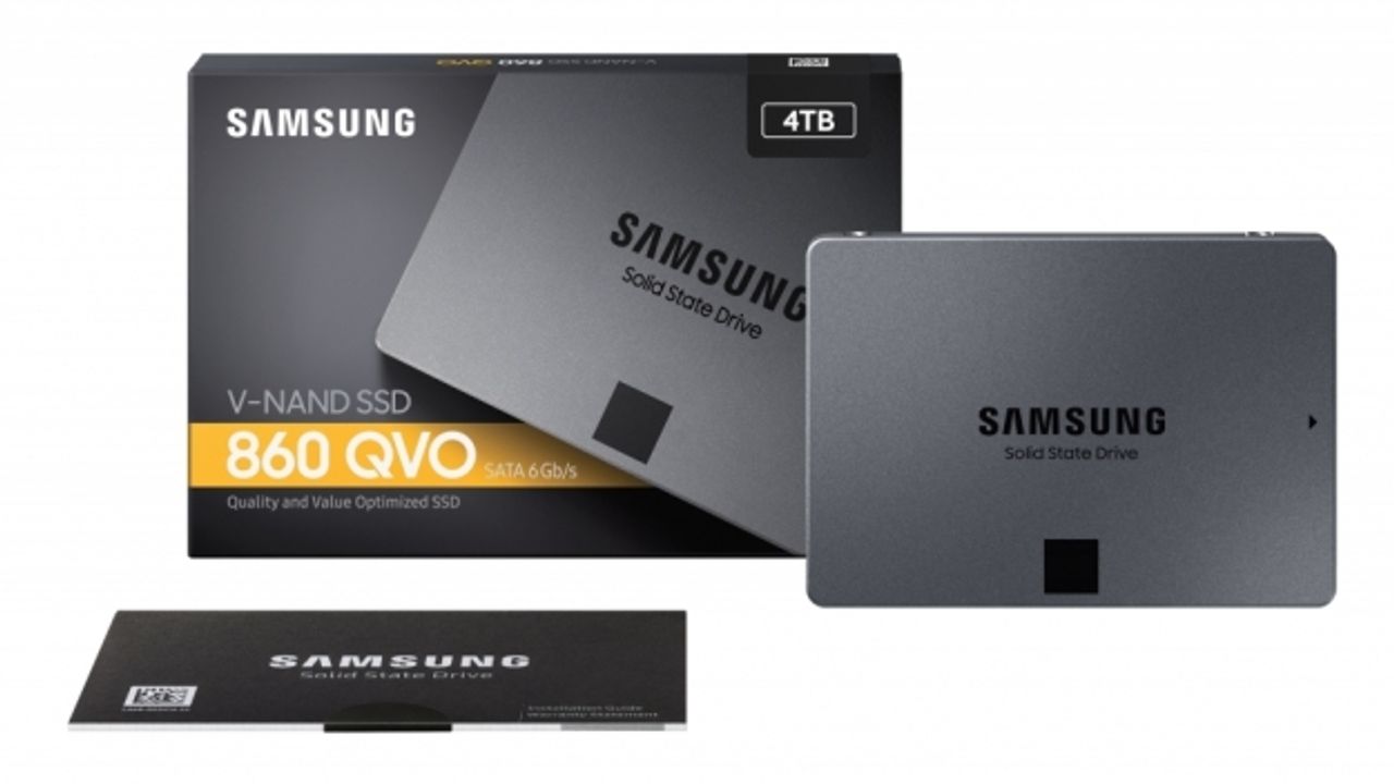 Yeni Samsung 860 QVO SSD ile yüksek depolama kapasitesi