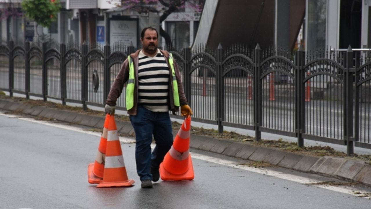 Trabzon ve Ordu'da sokağa çıkma kısıtlamasının ilk gününde caddeler boş kaldı