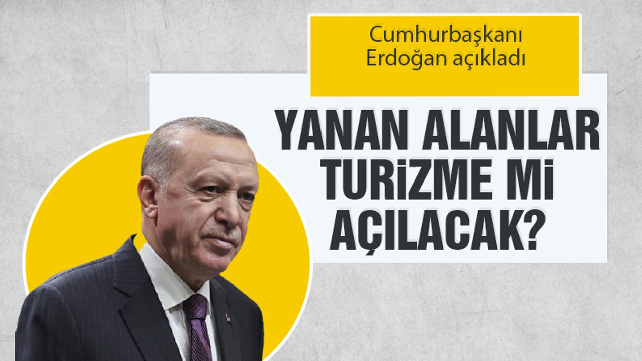 Cumhurbaşkanı Erdoğan: Turizm bakanıma verdiğim bir yetki yok