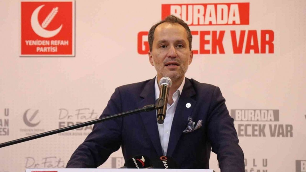 Yeniden Refah Partisi Genel Başkanı Fatih Erbakan: “Doğruya doğru, yanlışa yanlış diyeceğiz”