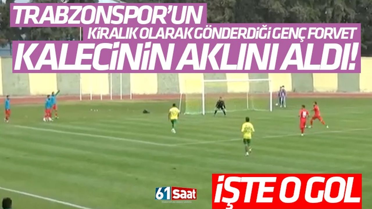 Trabzonspor'un kiralık gönderdiği Muhammet Akpınar'dan harika gol
