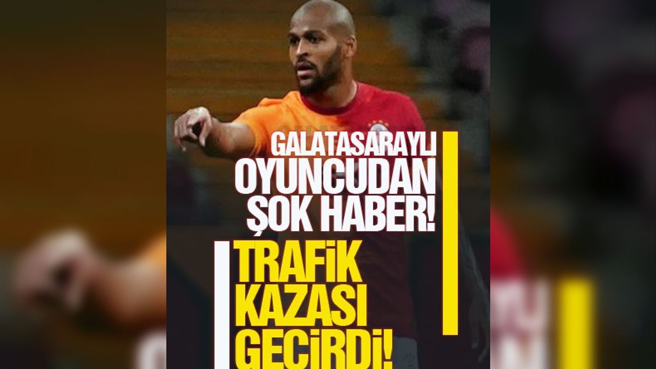 Galatasaray'da Marcao, trafik kazası geçirdi!