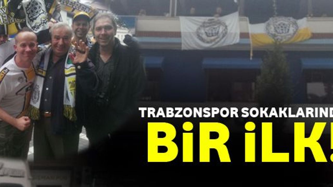 Lokerenli taraftarlar Trabzon'u bastı