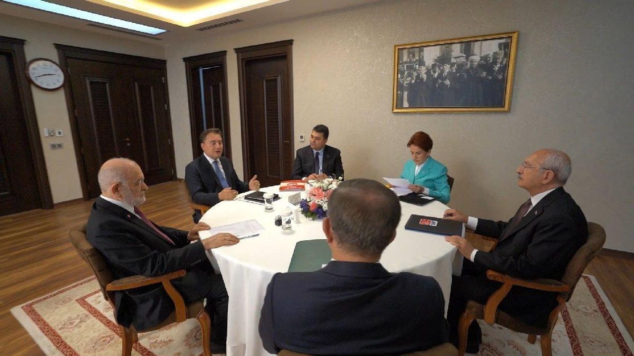Altılı Masadan Ortak Bildiri Flaş Cumhurbaşkanı Adayı Açıklaması Trabzon Haber Sayfasi 