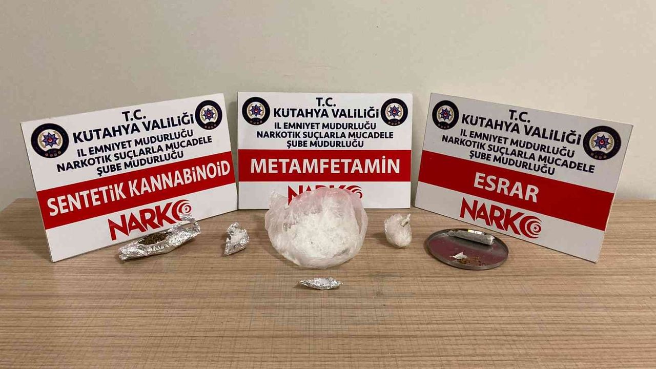 Kütahya’da ’uyuşturucu madde ticareti yaptığı’ iddia edilen bir kişi yakalandı