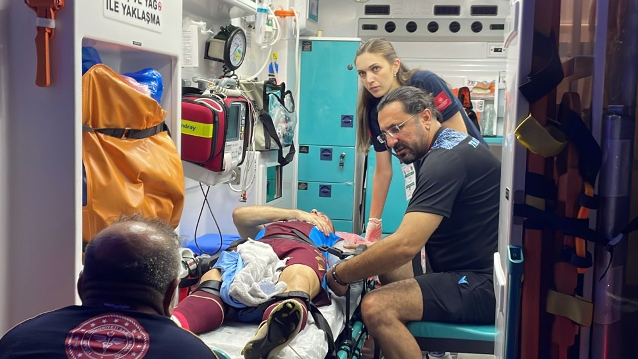 Trabzonspor'da sakatlanarak hastaneye kaldırılan Visca'nın humerus kemiğinde kırık olduğu belirlendi