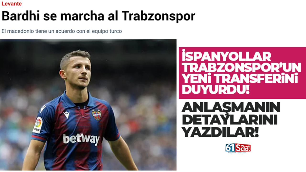 Marca duyurdu: Trabzonspor Enis Bardhi için anlaşmaya vardı!