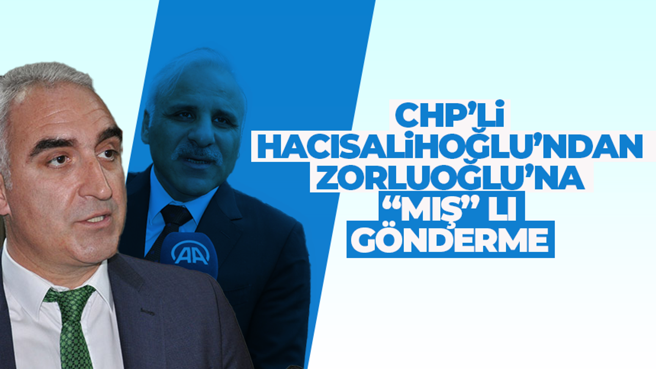 CHP Trabzon İl Başkanı Ömer Hacısalihoğlu'ndan, Zorluoğlu'na sert eleştiri!