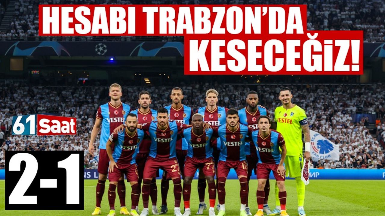 CANLI - Kopenhag 2-1 Trabzonspor