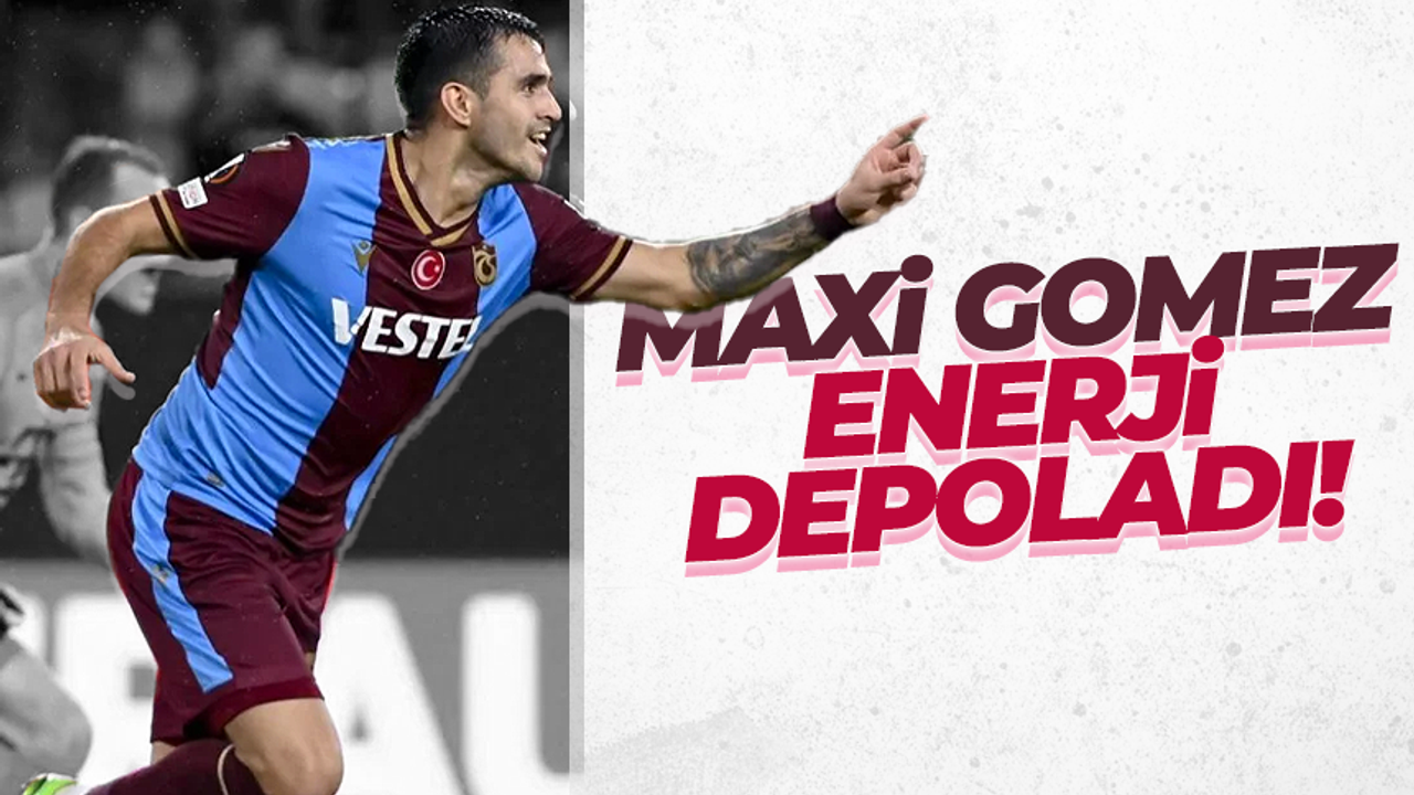 Trabzonspor'da Makxi Gomez enerji depoladı...