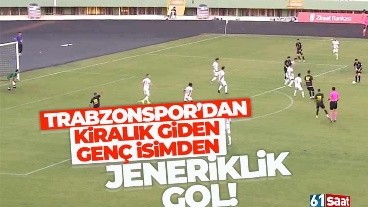 Trabzonspor'dan kiralık giden Behlül Aydın'dan mükemmel gol...