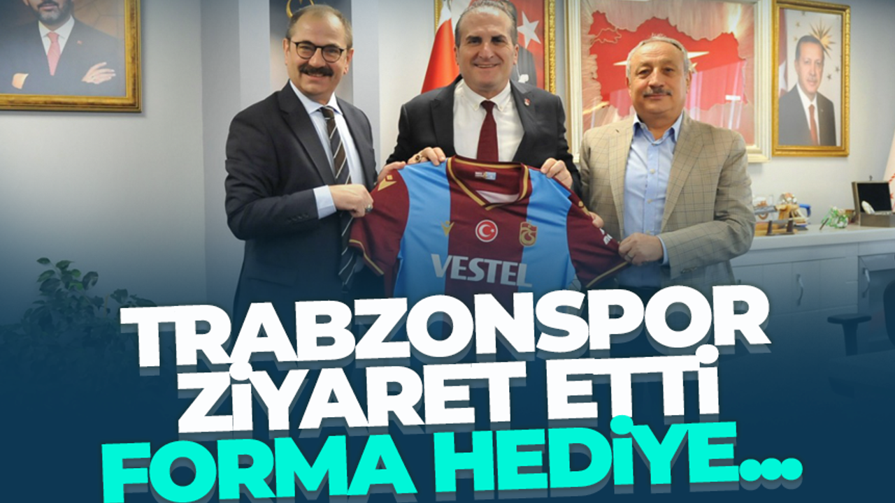 Trabzonspor yönetiminden Ozan Çetiner'e ziyaret...