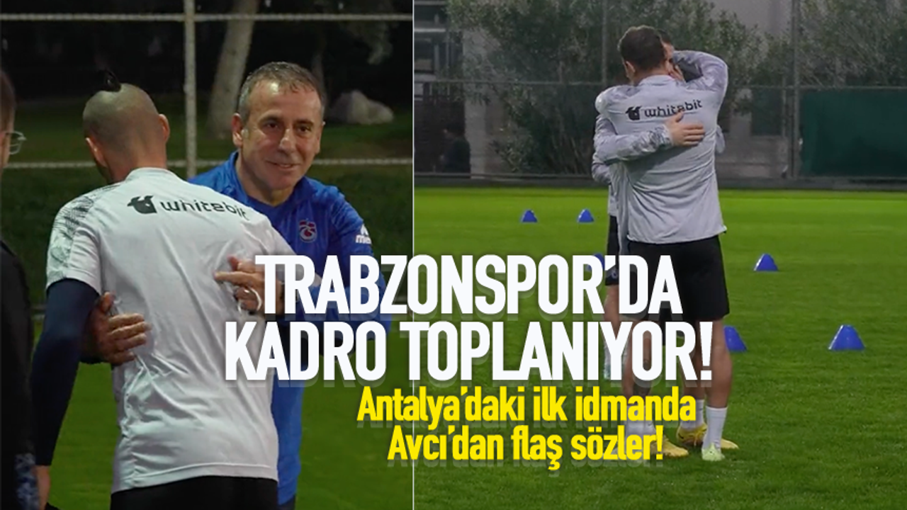 Trabzonspor, Antalya'da çalışmalara başladı!