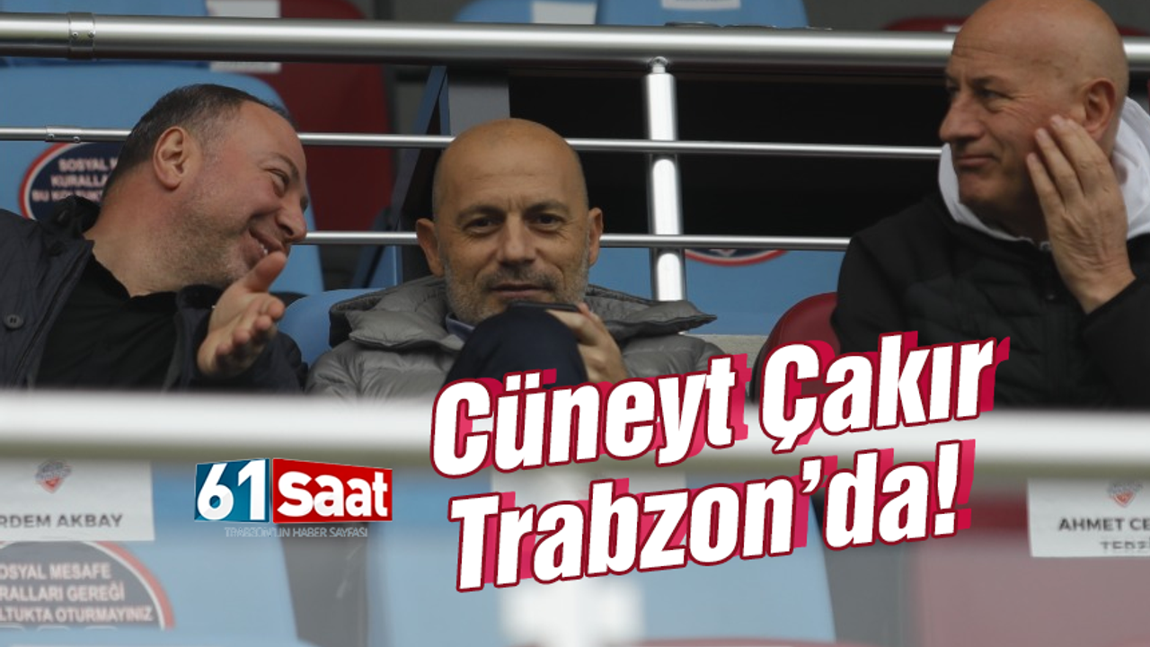1461 Trabzon maçında Cüneyt Çakır sürprizi!