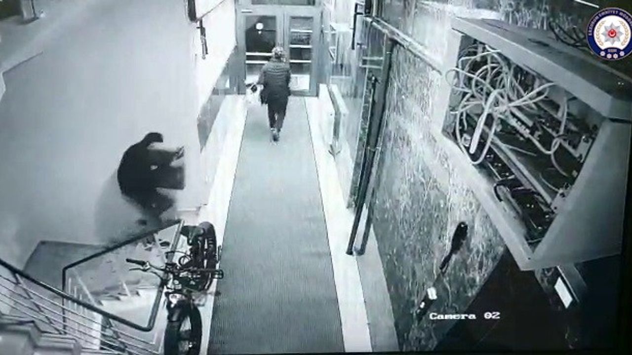 İlaç hırsızları önce kameraya, sonra polise yakalandı