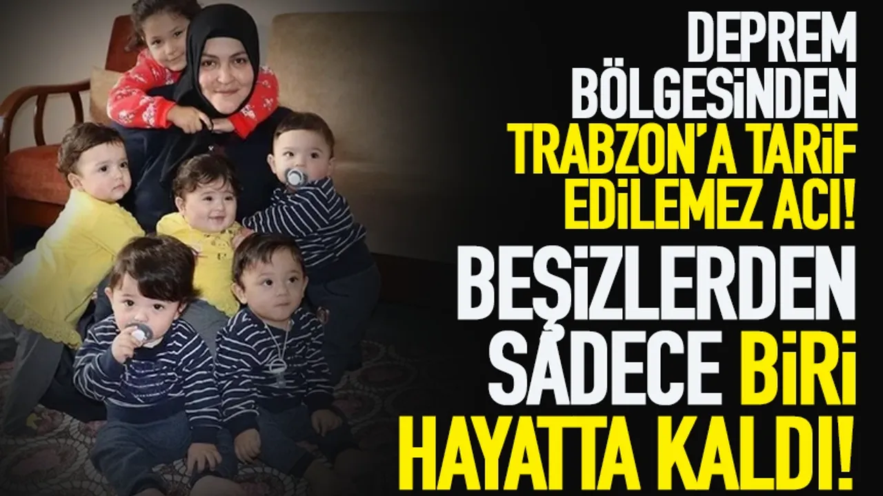 Trabzon'a bir acı haber daha! Anne baba ve 4 çocuğu hayatını kaybetti!