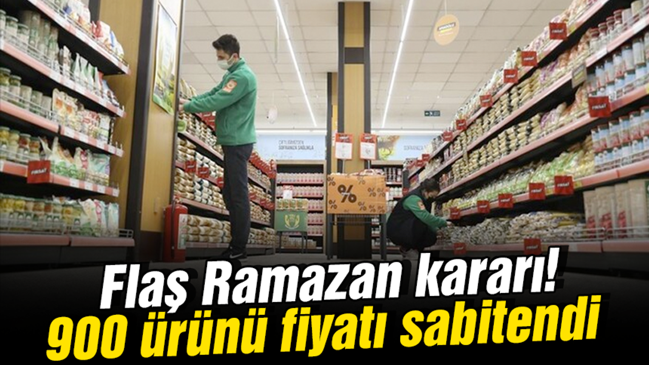 Tarım Kredi'den Ramazan kararı: 900 üründe fiyat sabitlendi