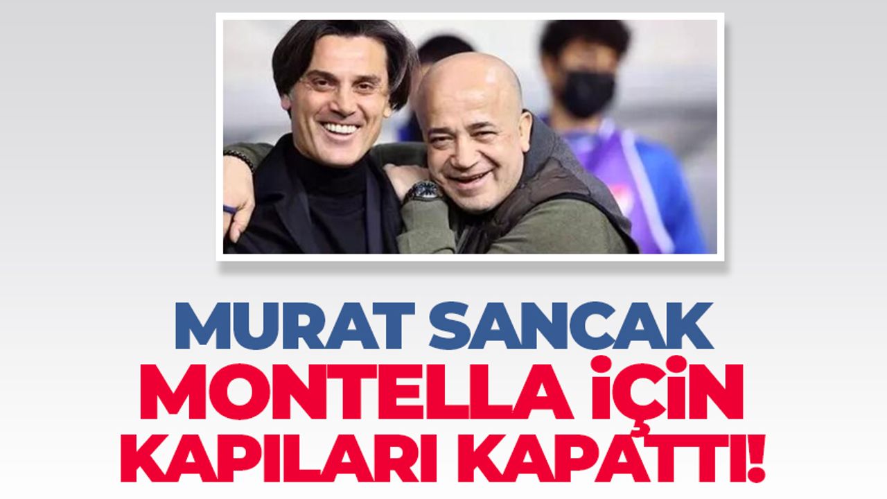 Murat Sancak'tan Montella Iddialarına Sert Yanıt - TRABZON HABER SAYFASI