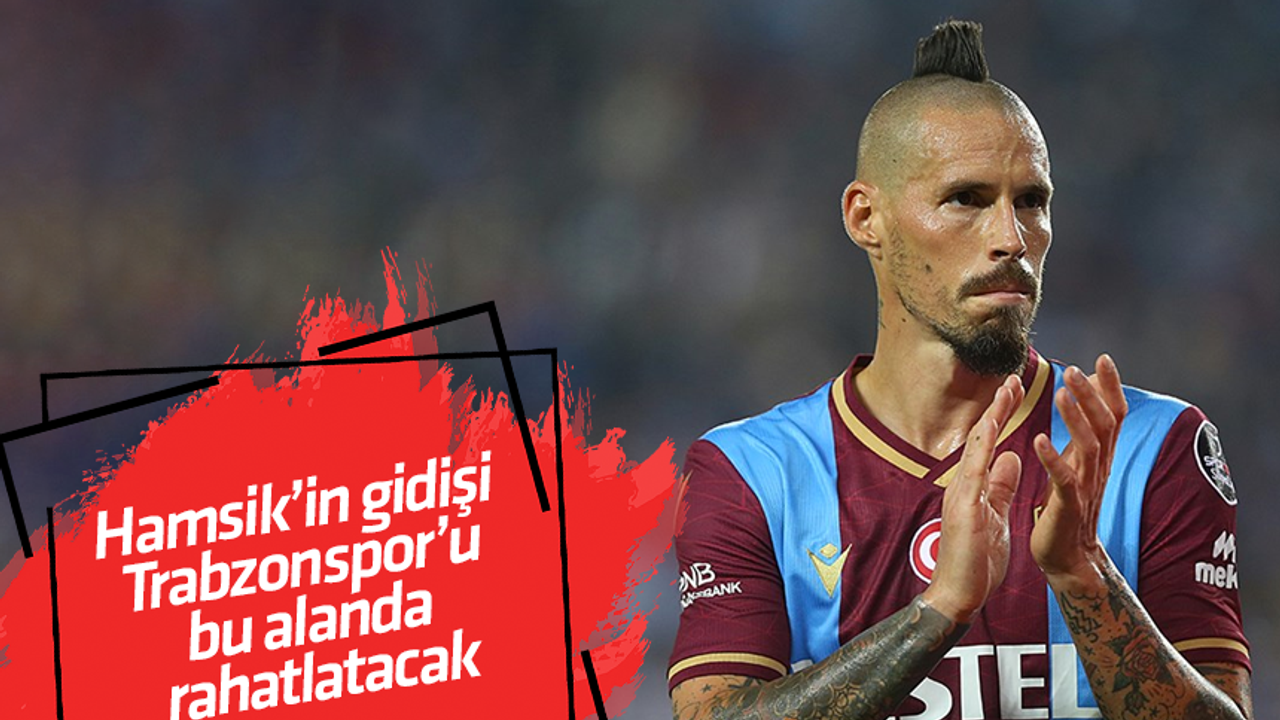 Hamsik’in gidişi Trabzonspor’u bu alanda rahatlatacak!