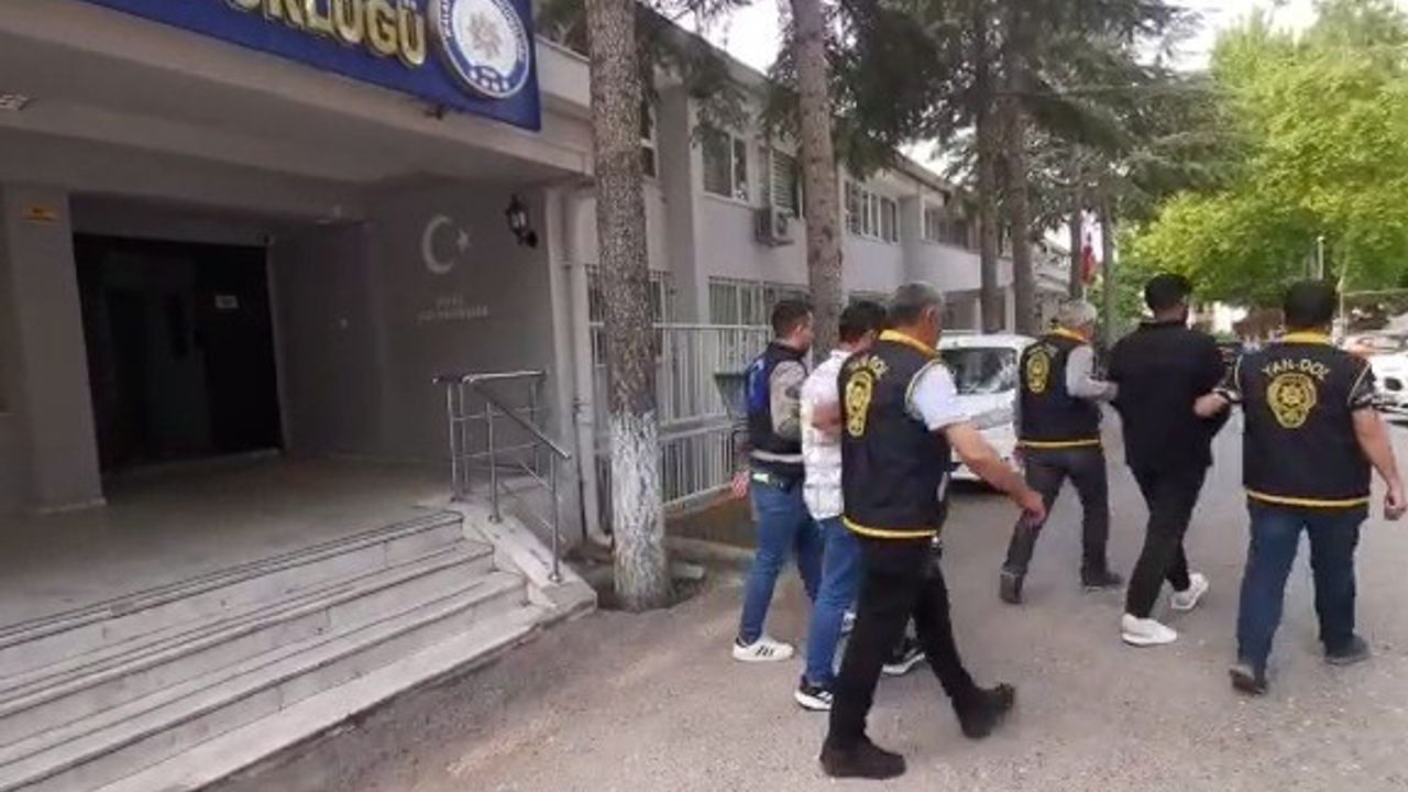Malatya’daki sazan sarmalı operasyonunda 2 tutuklama