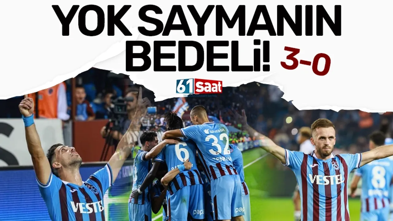 Trabzonspor Beşiktaş'ı zorlanmadan mağlup etti