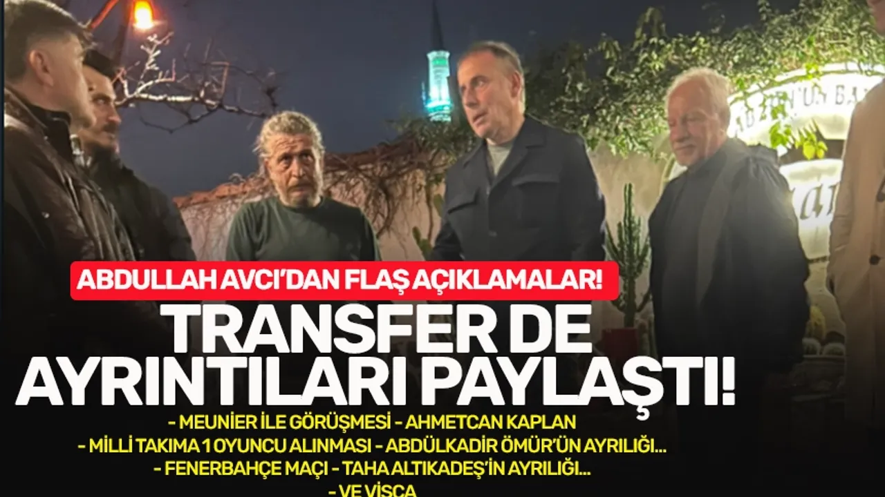Trabzonspor'da Abdullah Avcı'dan flaş açıklamalar!