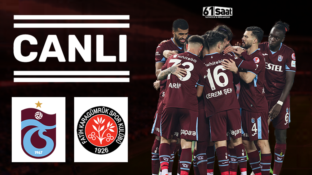 CANLI ANLATIM | Trabzonspor 0-0 VavaCars Karagümrük