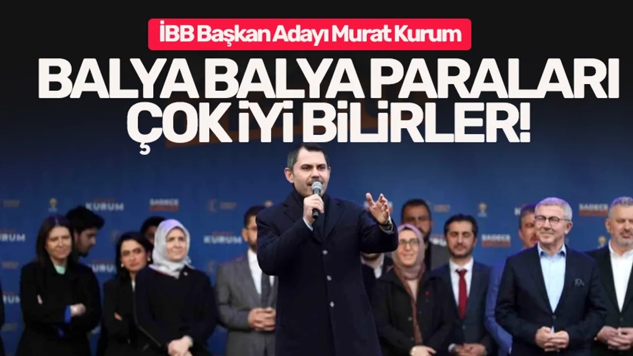 İBB Başkan Adayı Murat Kurum, Eyüpsultan'da düzenlenen mitingde vatandaşlara seslendi