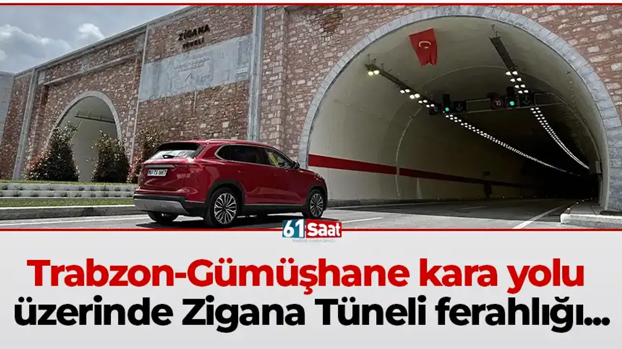 Trabzon-Gümüşhane kara yolu üzerinde Zigana Tüneli ferahlığı...