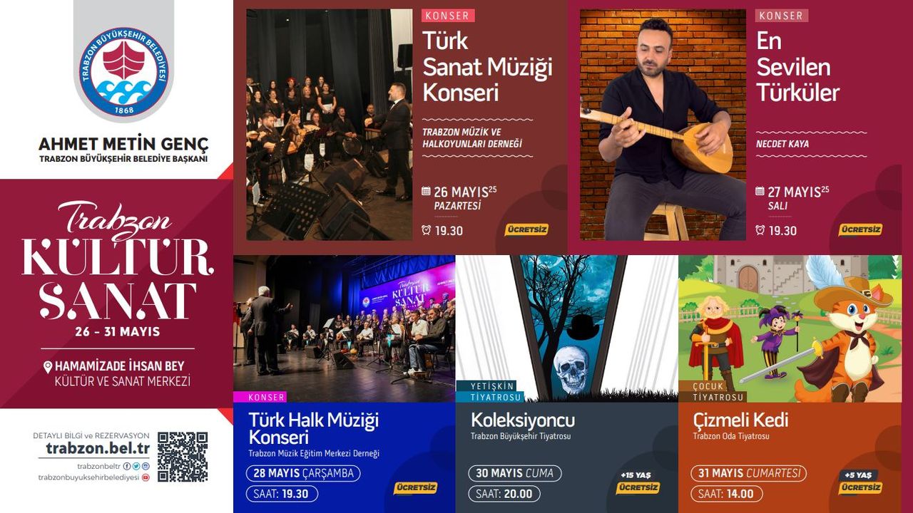 Trabzon'da Mayıs etkinlikleri final haftasında