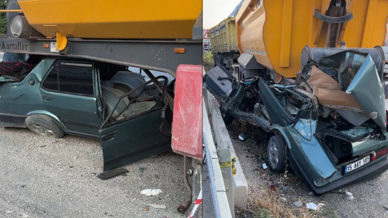 Burdur’da feci kaza: 18 yaşındaki sürücü hayatını kaybetti